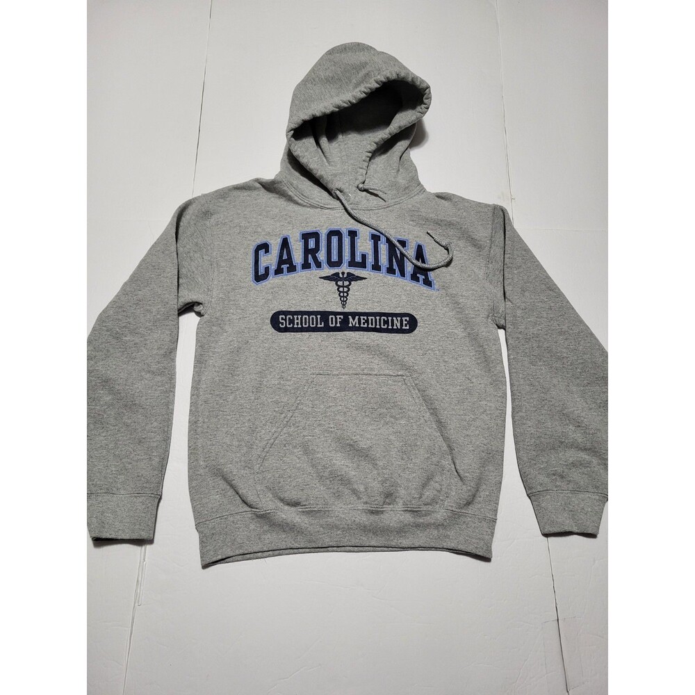 (#19) Carolina School Of Medicine Gray Pullover Hoodie Size Adults Small